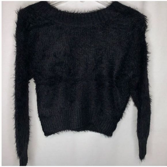 UO Elsa Fuzzy Surplice-back Sweater-SM & Lrg -NWOT - Picture 5 of 7